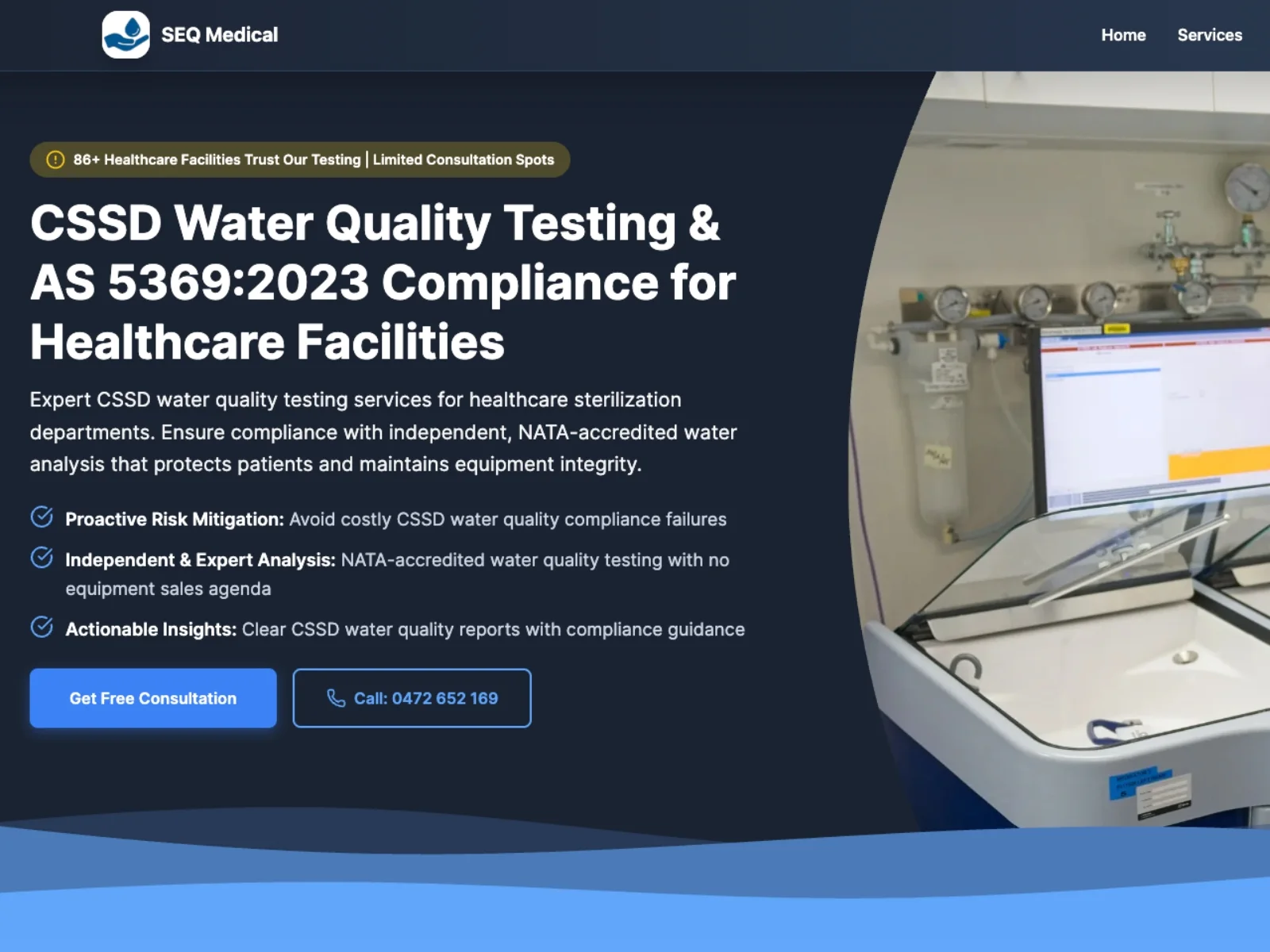 High-converting landing page built for lead generation